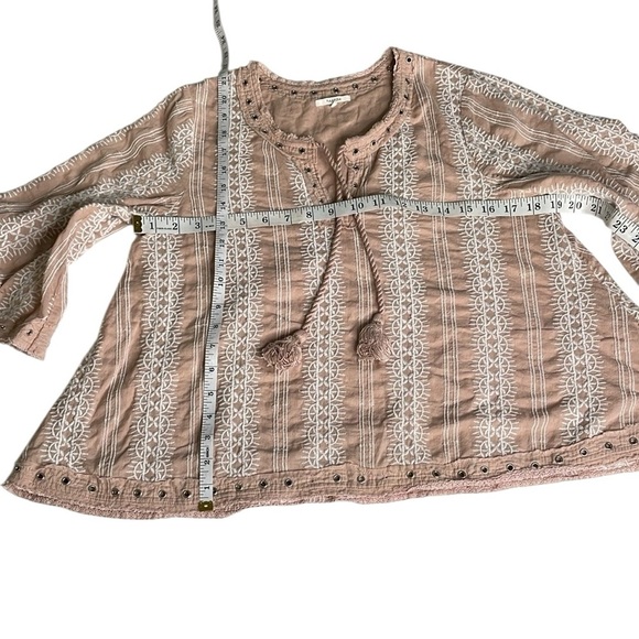 Tularosa Blush and Ivory Boho Top - Picture 7 of 12